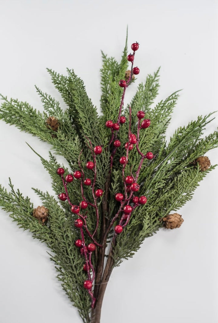 Cypress and red berries spray - Greenery Marketgreenery2827214GR