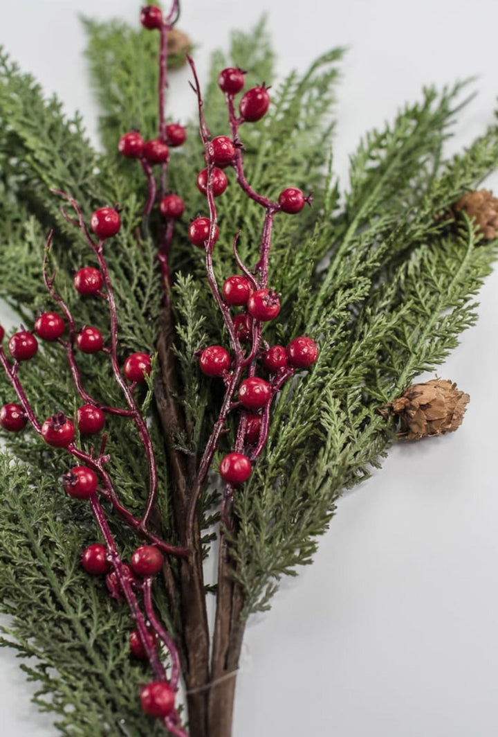 Cypress and red berries spray - Greenery Marketgreenery2827214GR