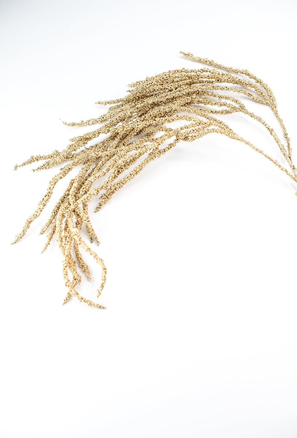 Draping gold mettalic berries spray - Greenery Market227920