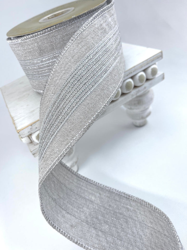 Dupion jewel wired ribbon 2.5” - Greenery MarketRibbons & Trim236586