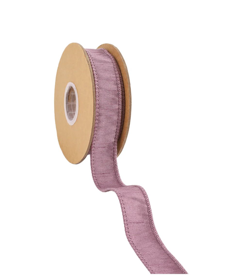 Dusty Plum Dupioni Wired Ribbon 1" - Greenery MarketWired ribbon9100W - 473 - 25E