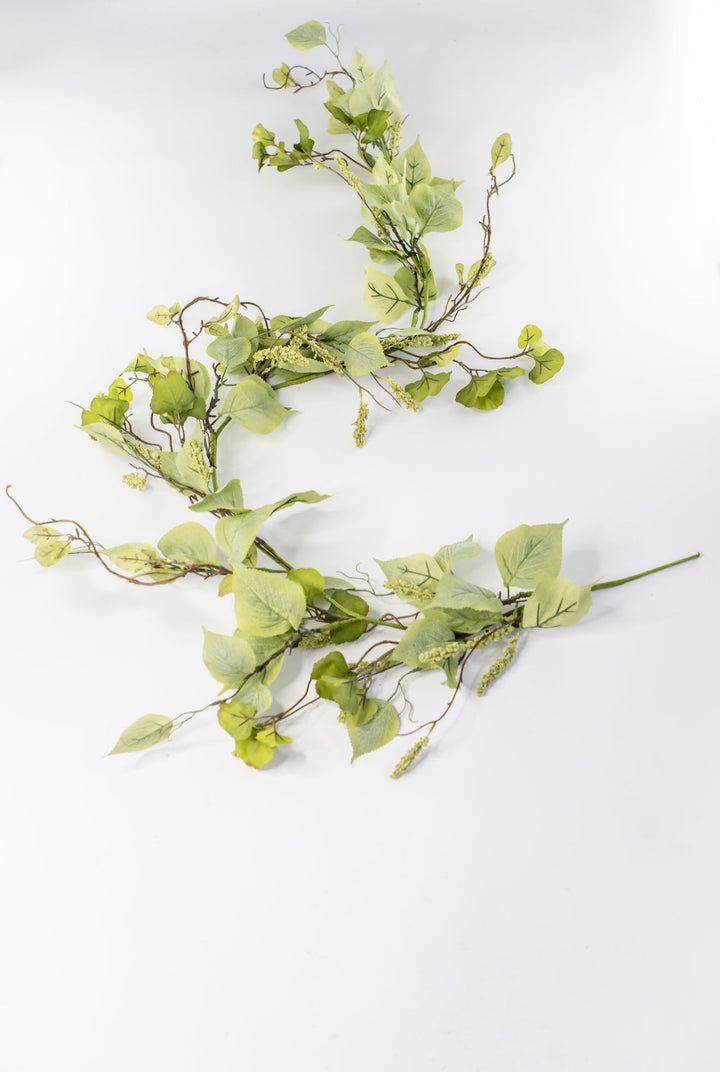 Elm leaf and tassel seed garland, mixed greenery - Greenery MarketPM1981 - SG