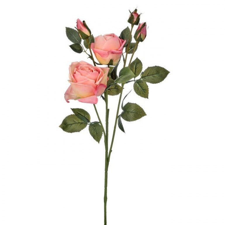 Estate, real touch spray rose - salmon - Greenery MarketMTF24645 SALM