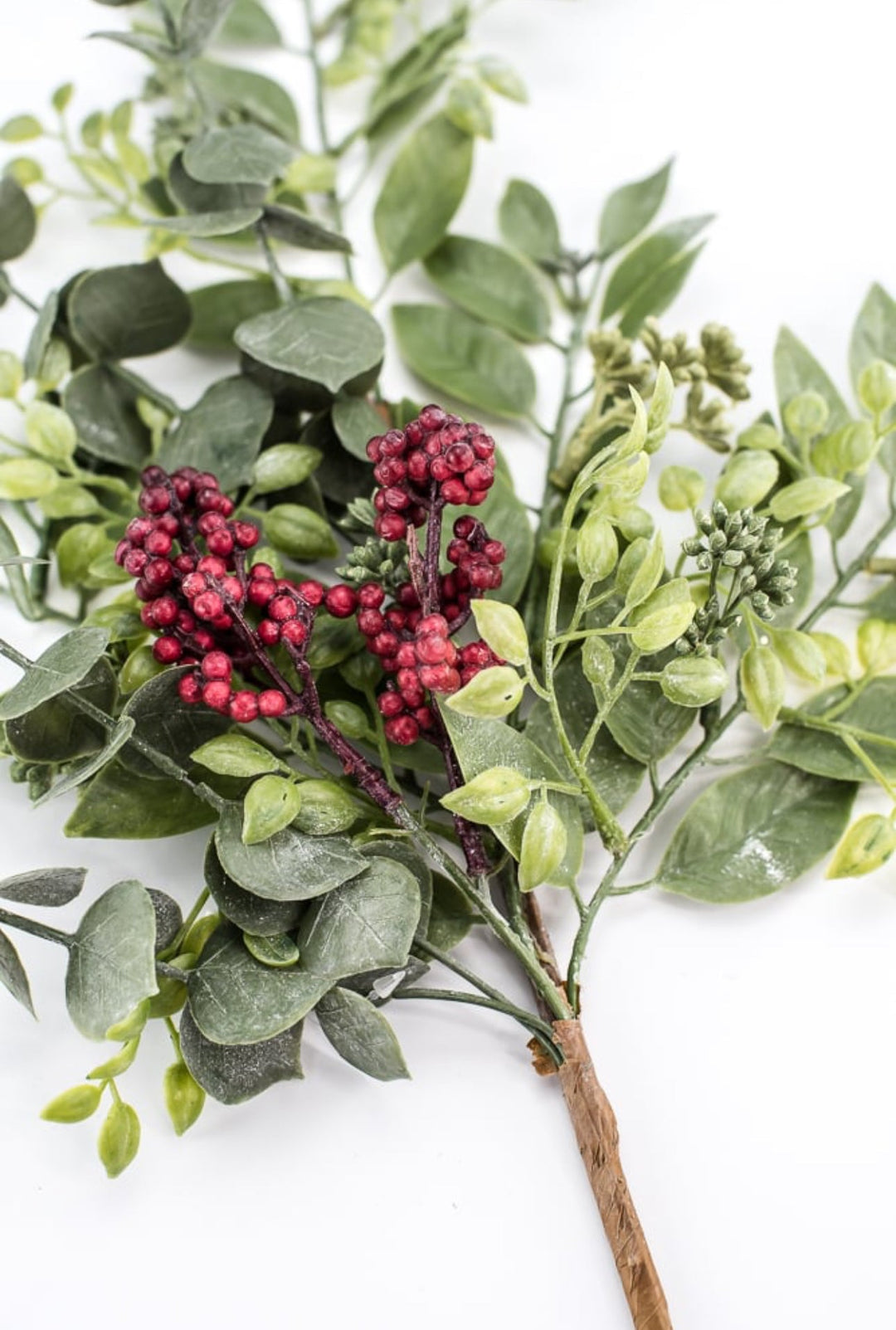 Eucalyptus and red berry spray - Greenery MarketXVP7404