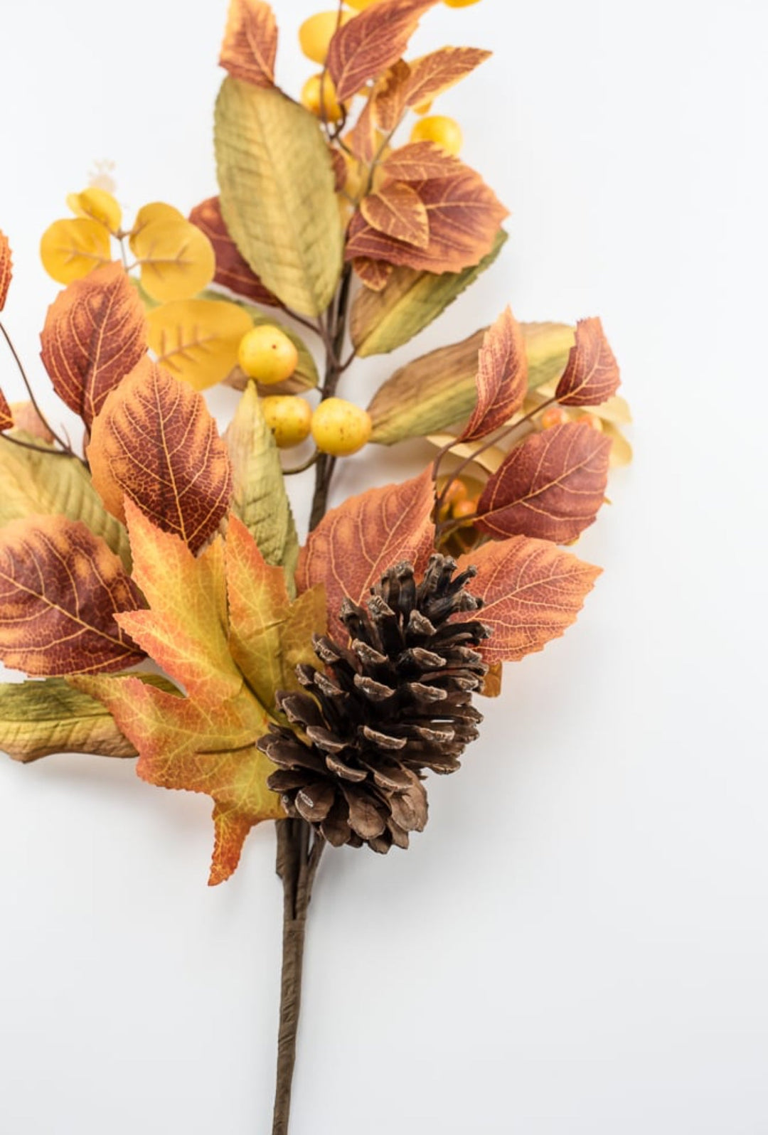 Fall mixed foliage, crater berries & cone spray - Greenery MarketgreeneryPM3483