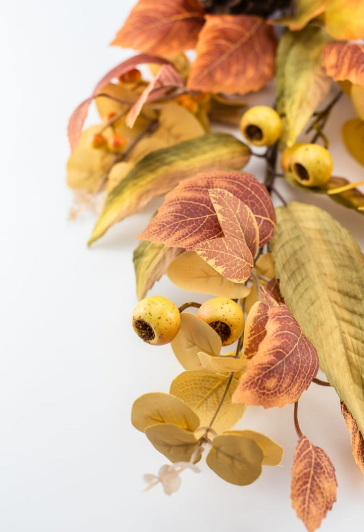 Fall mixed foliage, crater berries & cone spray - Greenery MarketgreeneryPM3483