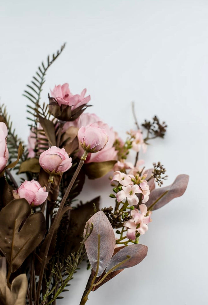Fall Pink peony and filler bundle - pink - Greenery MarketArtificial Flora26395