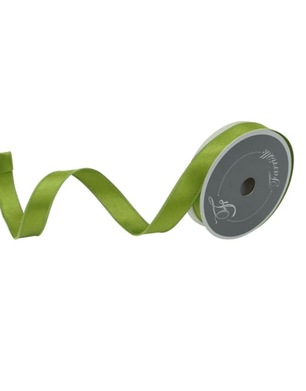 Farrisilk, Forest Green Satin 1” wired ribbon - Greenery MarketRibbons & TrimRD890 - 12