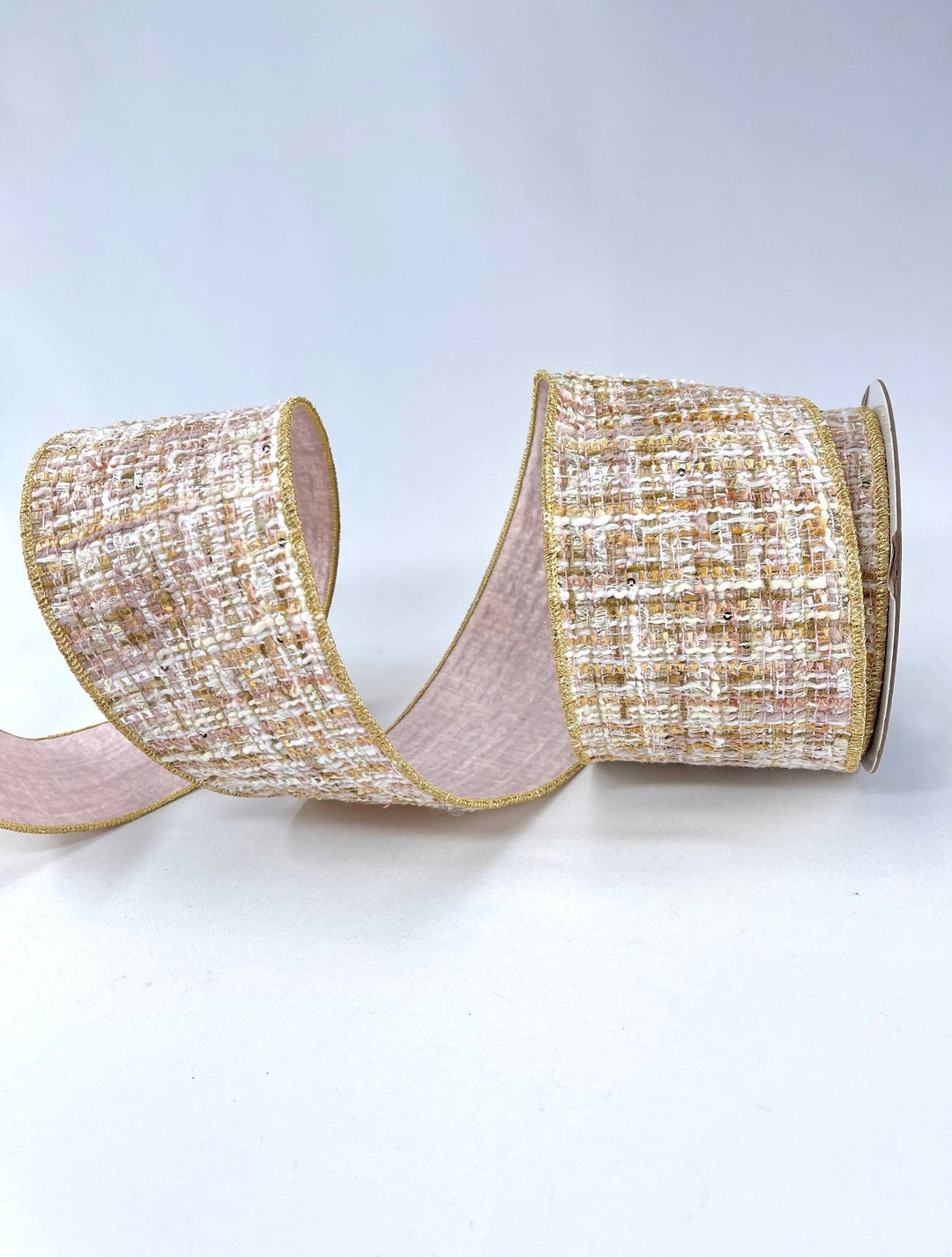 Farrisilk, sweetheart tweed wired ribbon 4” - Greenery MarketRibbons & TrimRC154 - 14