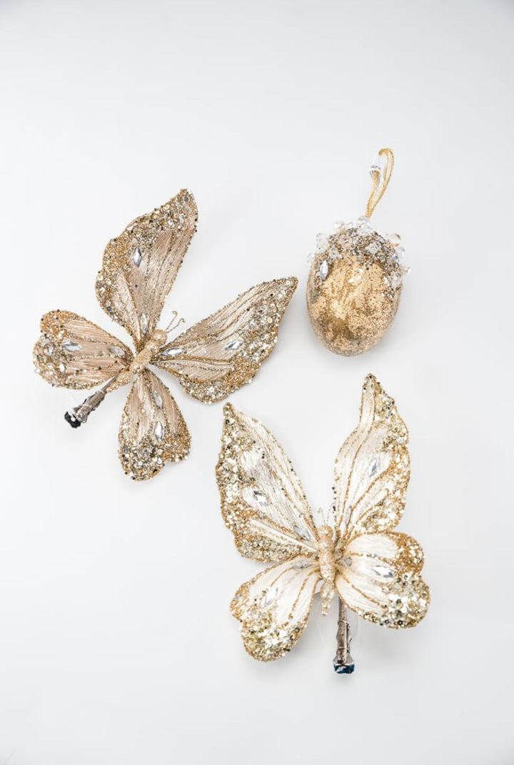 Farrisilk Victorian butterfly - Ivory - Greenery MarketCF050 - 62
