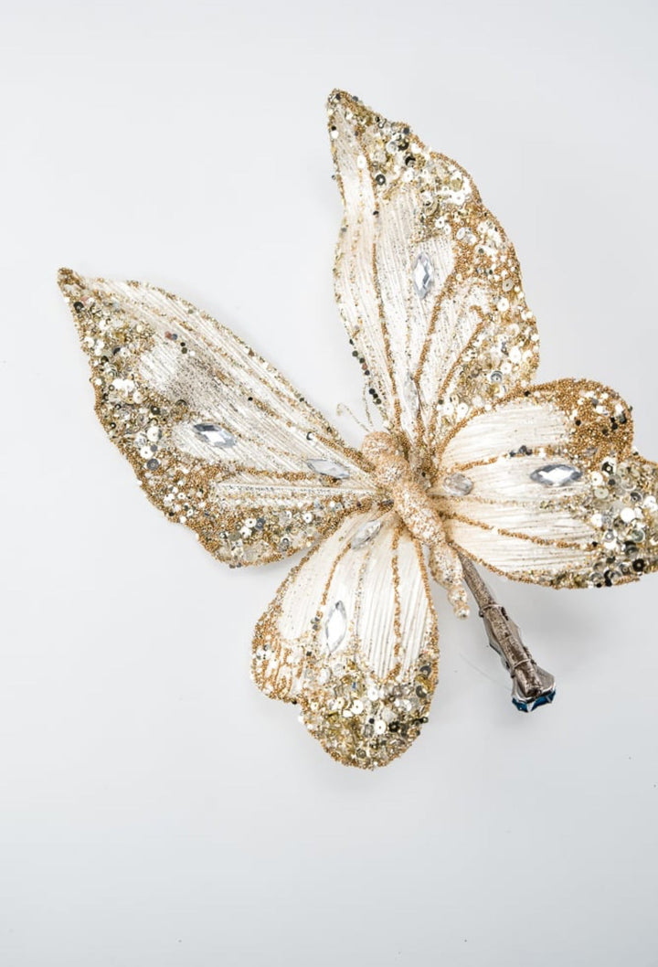 Farrisilk Victorian butterfly - Ivory - Greenery MarketCF050 - 62