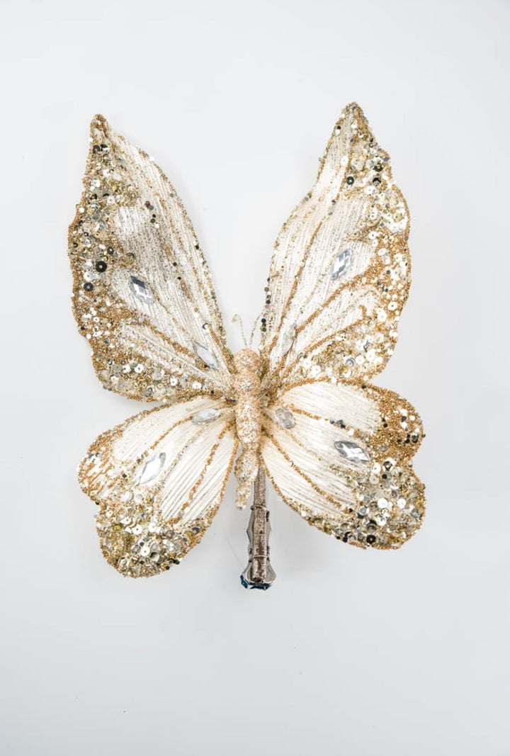 Farrisilk Victorian butterfly - Ivory - Greenery MarketCF050 - 62