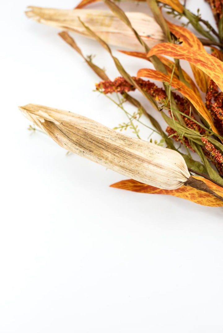 Faux corn and heather spray - Greenery Marketgreenery569810R