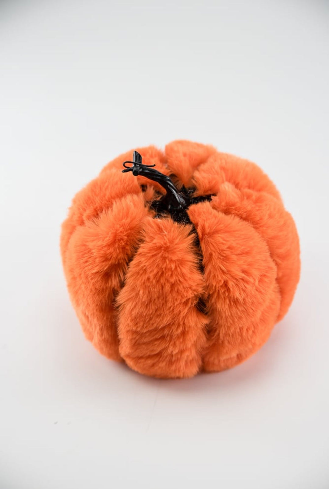 Faux fur glam pumpkin - orange - 7” - Greenery MarketSeasonal & Holiday Decorations57120OR