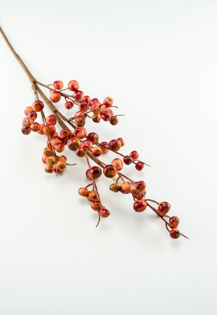 Flame hawthorn berry spray - Greenery MarketB1435 - FL