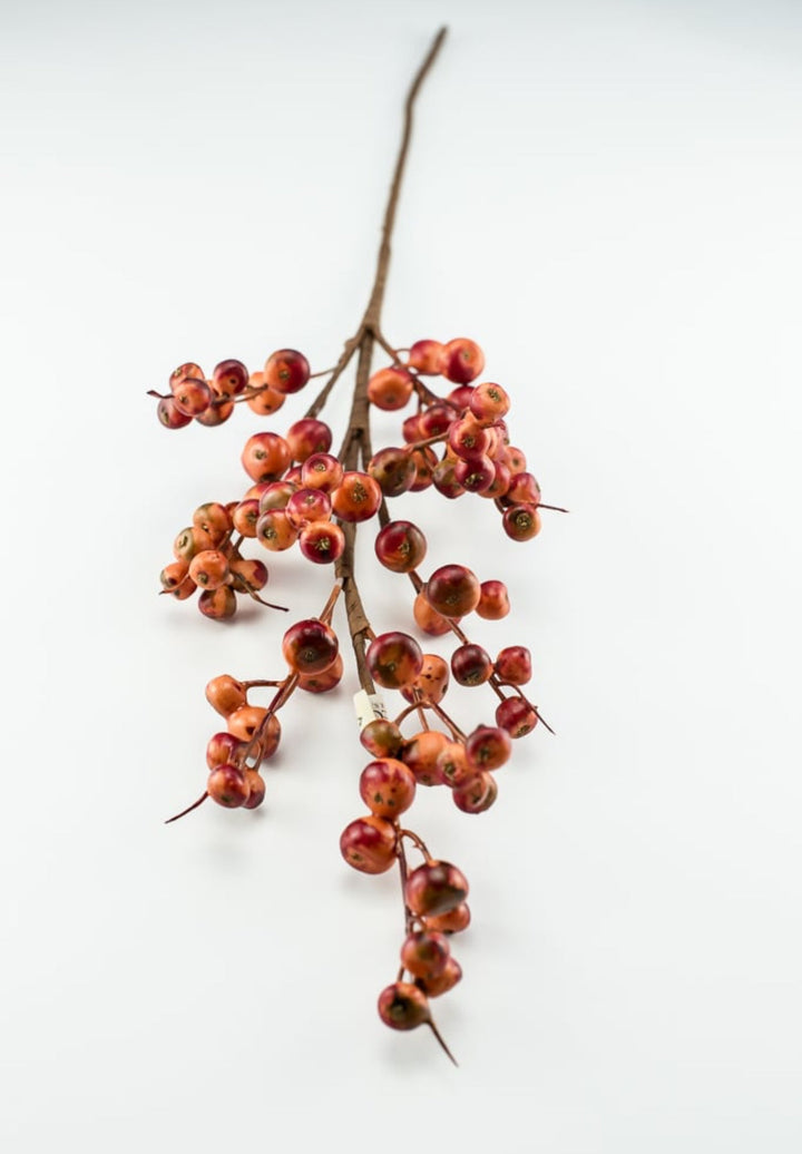 Flame hawthorn berry spray - Greenery MarketB1435 - FL
