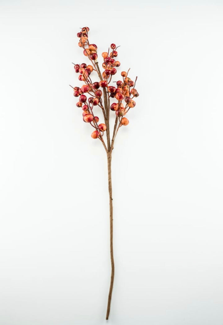 Flame hawthorn berry spray - Greenery MarketB1435 - FL