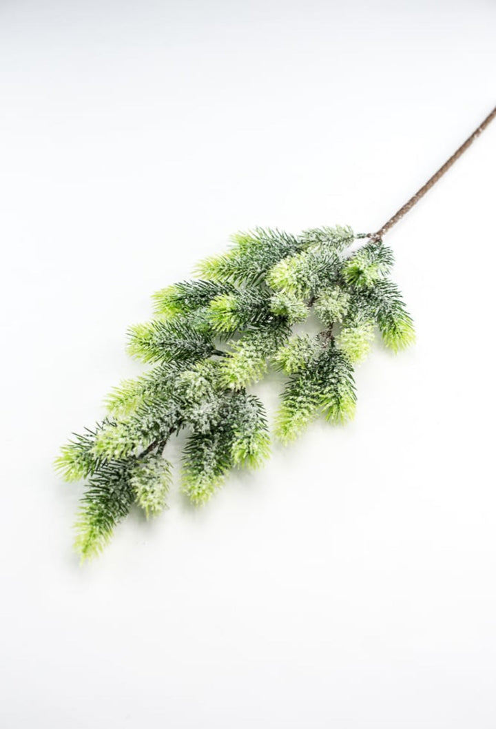 Frosted, artificial, Angel pine spray - Greenery Market83568