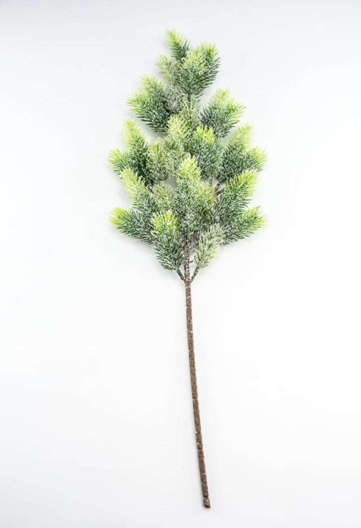 Frosted, artificial, Angel pine spray - Greenery Market83568