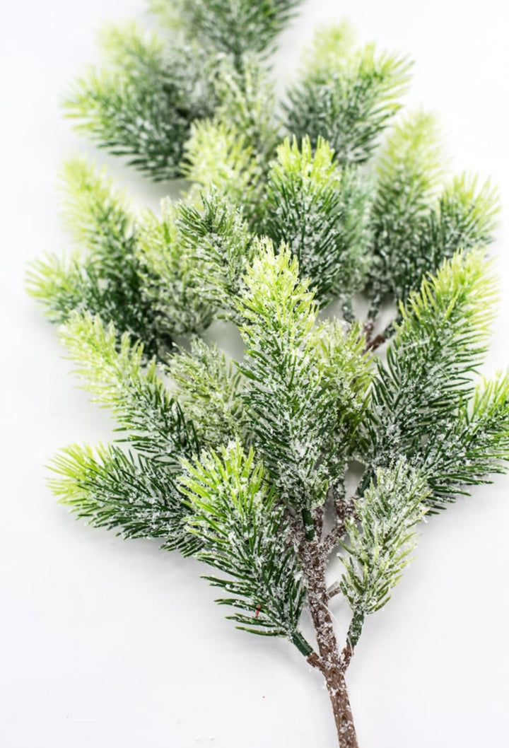 Frosted, artificial, Angel pine spray - Greenery Market83568