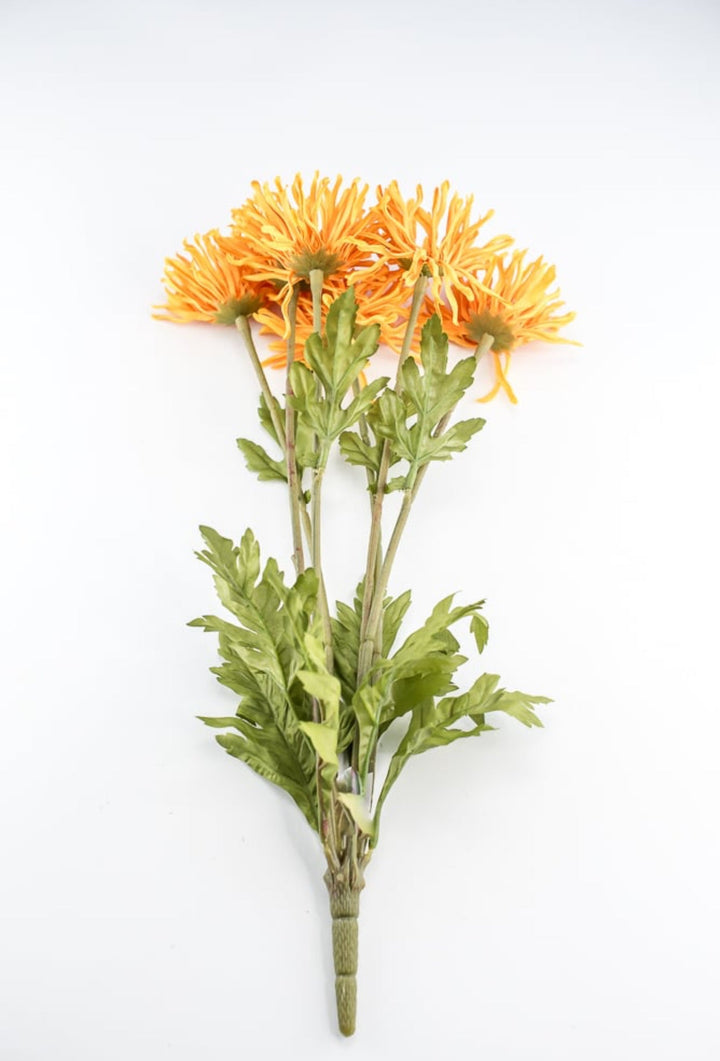 Garden mums bush - golden - Greenery MarketArtificial Flora6382 - GO