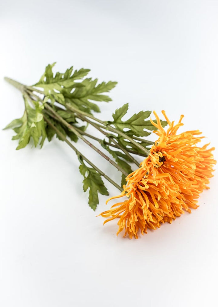 Garden mums bush - golden - Greenery MarketArtificial Flora6382 - GO