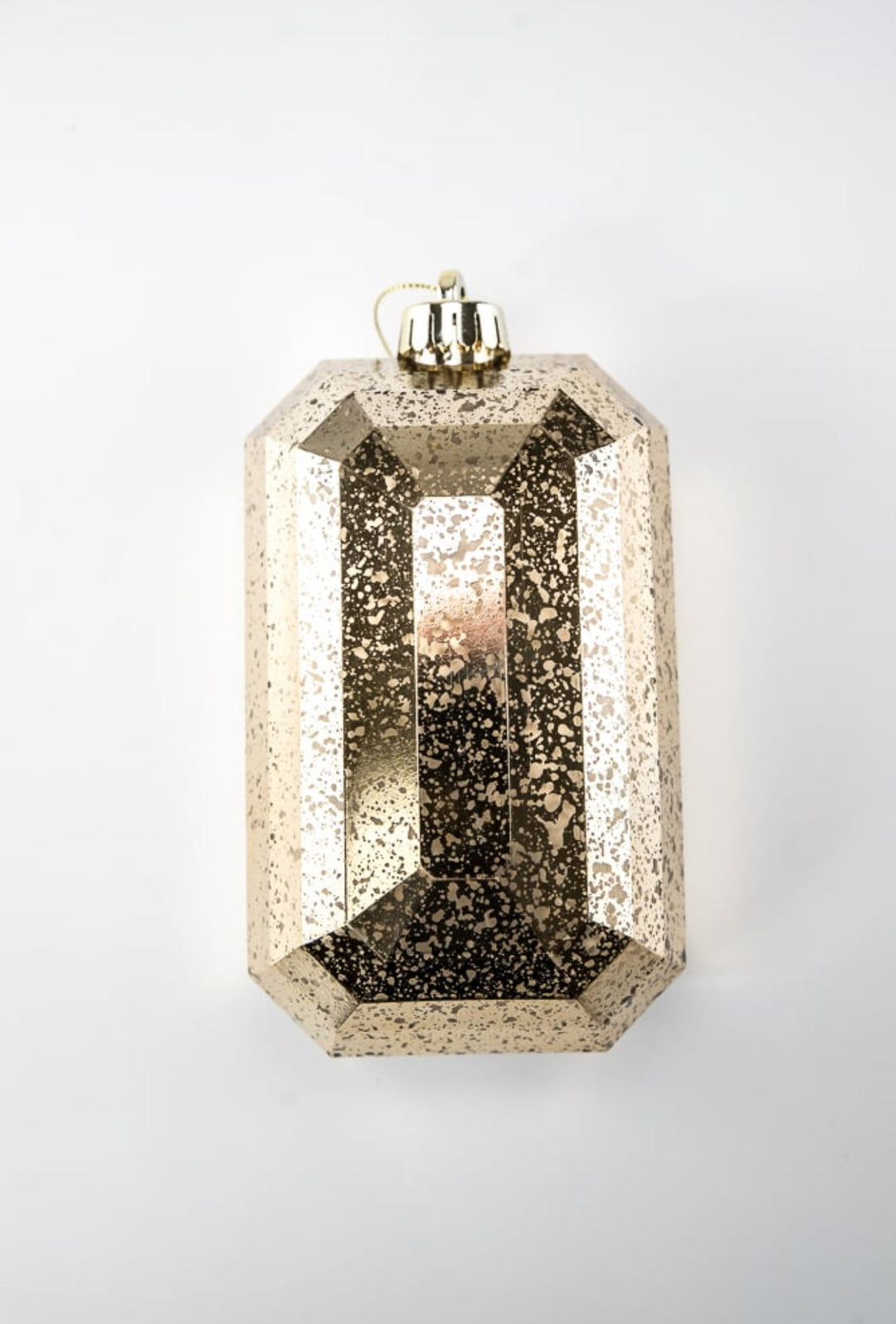 Gems ornament - antique mercury look - champagne - Greenery MarketXJ5515GE