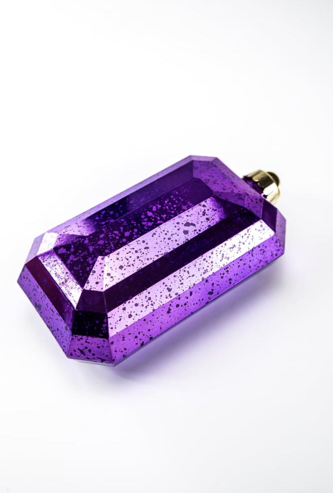 Gems ornament - antique mercury look - purple - Greenery MarketXJ551523