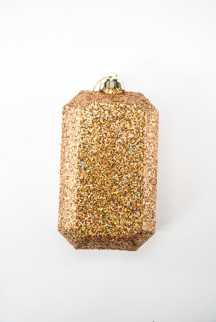 Gems ornament - laser glitter - gold - Greenery MarketXJ552708