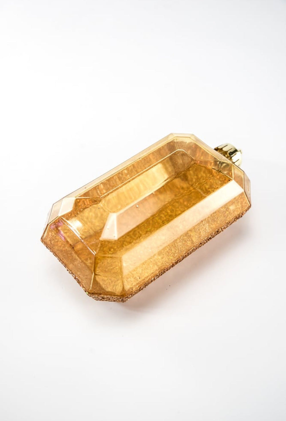 Gems ornament - laser glitter - gold - Greenery MarketXJ552708