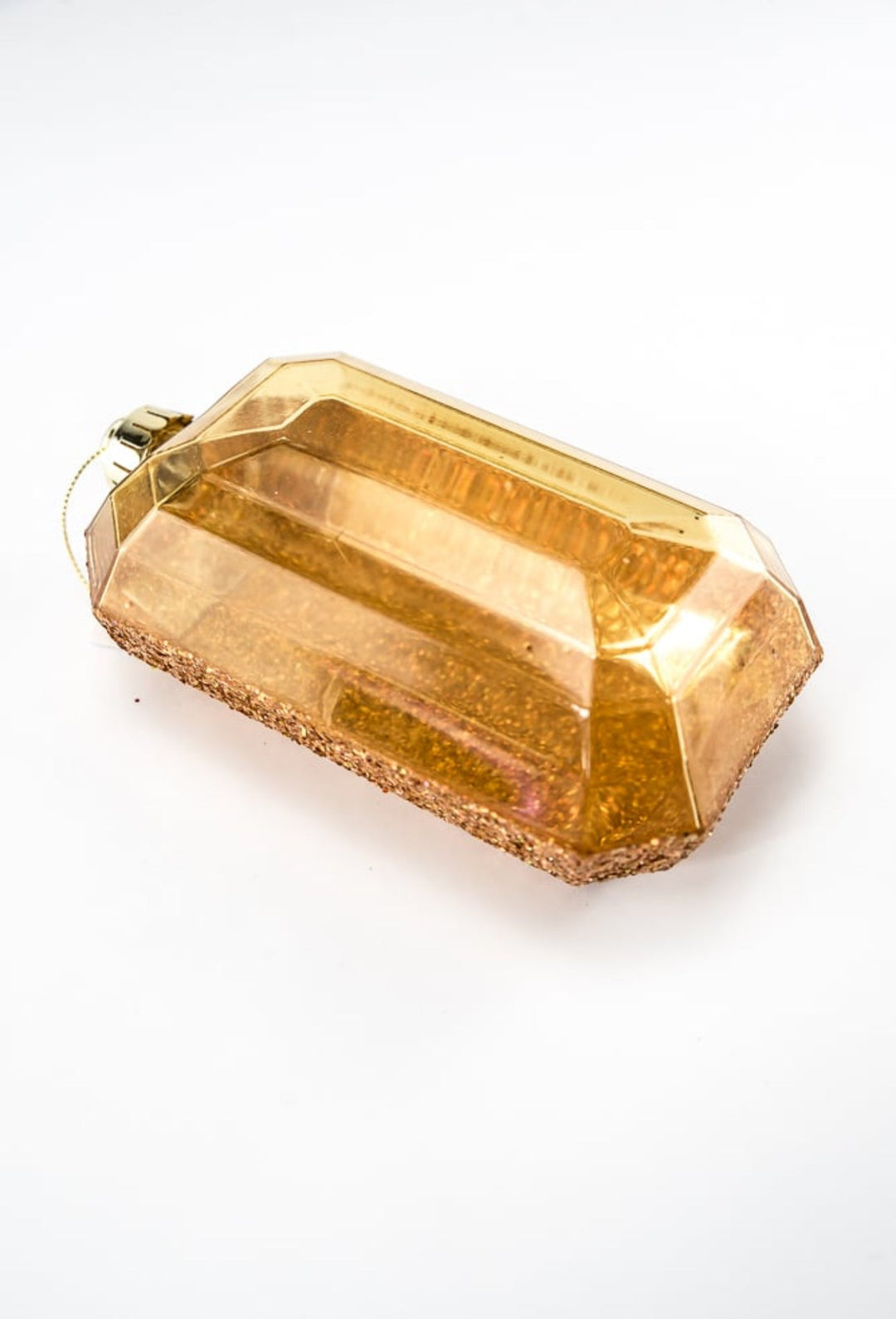Gems ornament - laser glitter - gold - Greenery MarketXJ552708