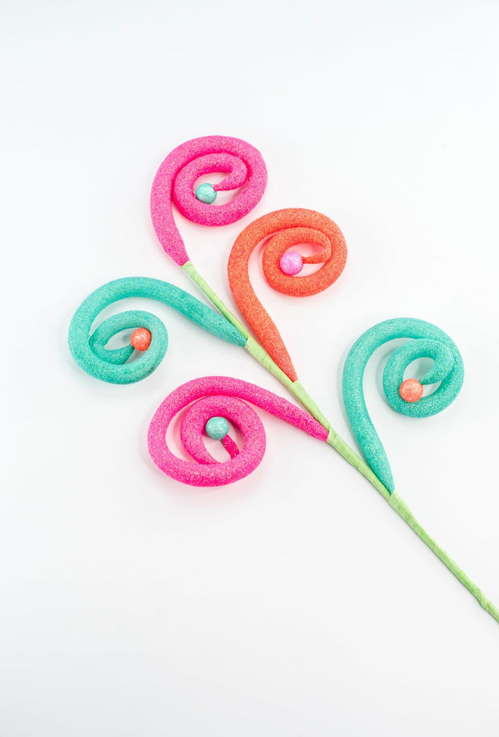Glitter Spiral Curly Spray - Greenery Market63651BTCOAQ