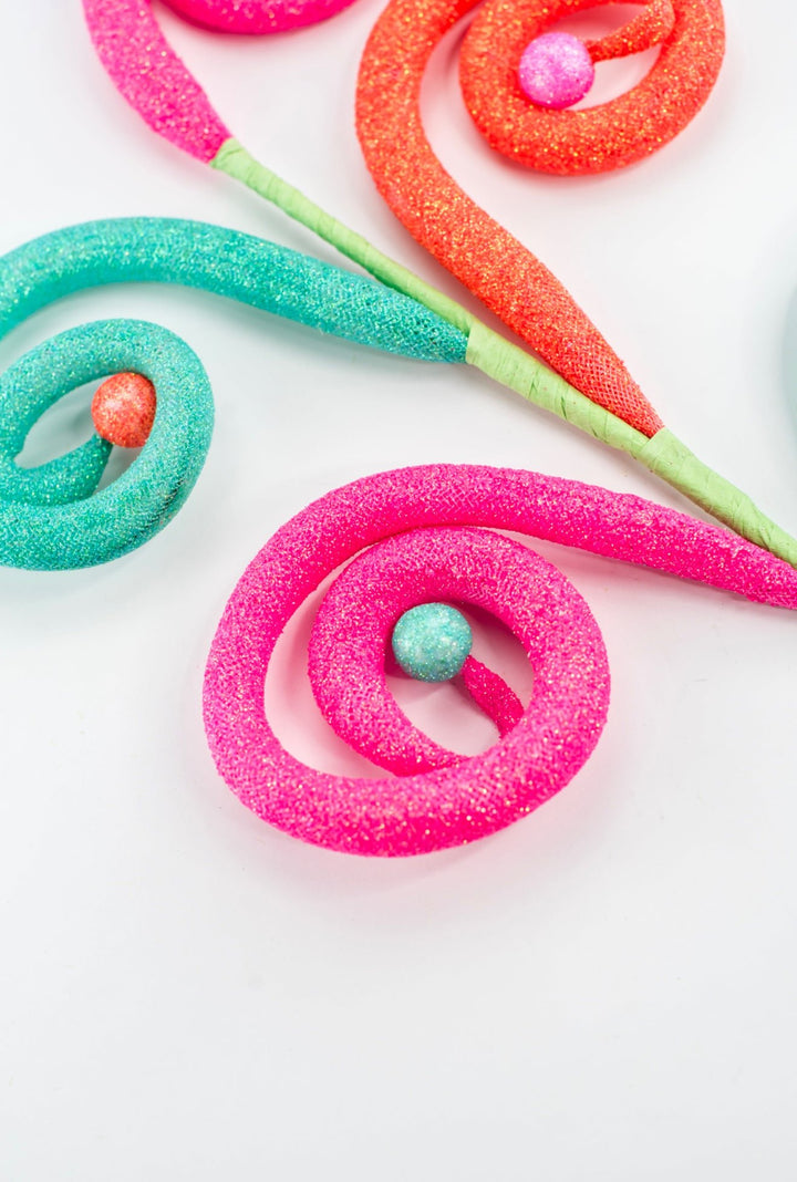 Glitter Spiral Curly Spray - Greenery Market63651BTCOAQ