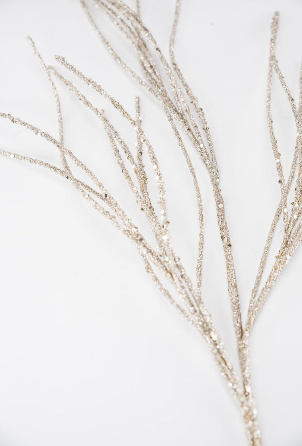 Glitter twig spray - champagne - Greenery MarketSeasonal & Holiday Decorations85717ch