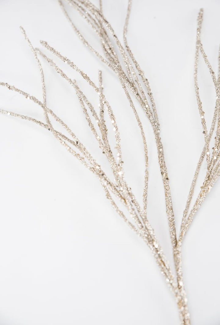 Glitter twig spray - champagne - Greenery MarketSeasonal & Holiday Decorations85717ch