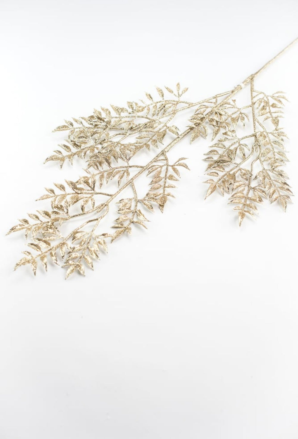 Glittered mini leaf spray - gold - Greenery MarketgreeneryXG831 - GO