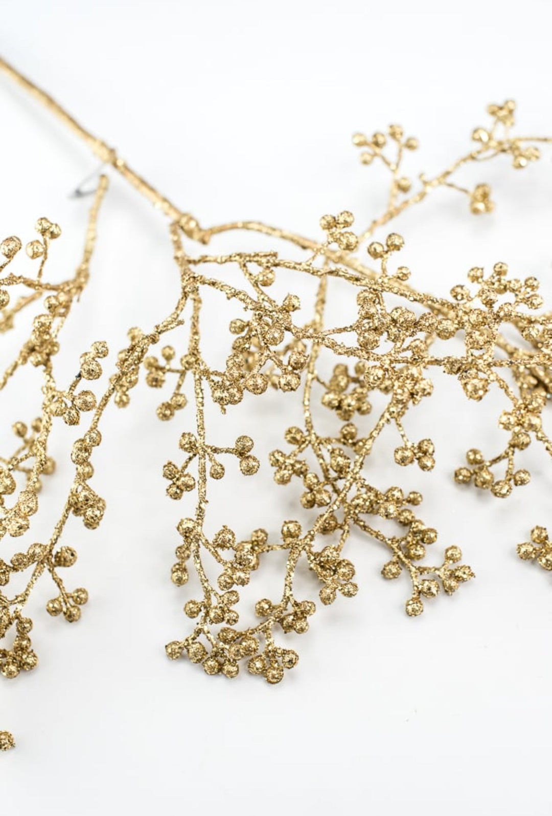 Gold glittered Seed spray - Greenery MarketXg447 - go