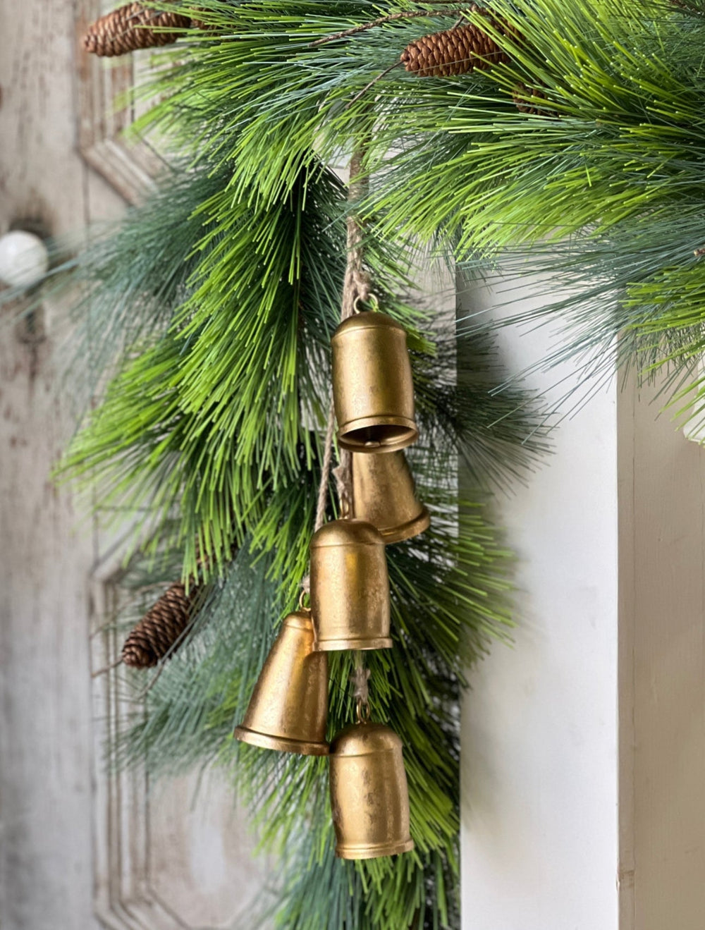 Gold Hanging Bells 25” - Greenery MarketSeasonal & Holiday DecorationsXMJ7860