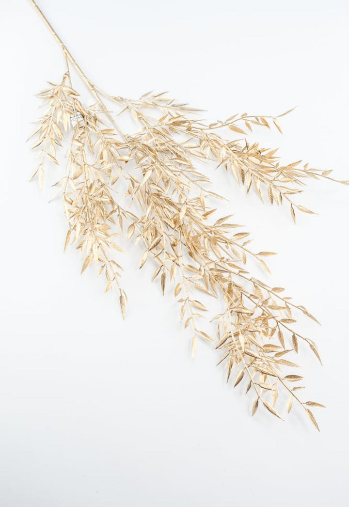 Gold mini leaf branch - Greenery Marketartificial greeneryXG1069 - GO