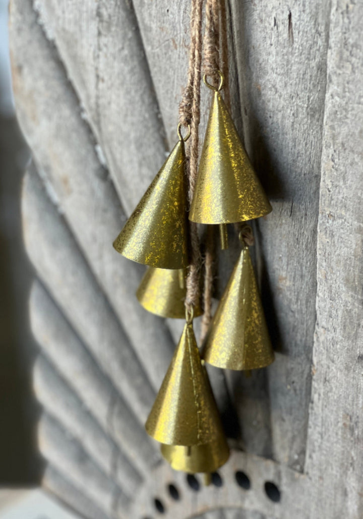 Golden Hanging Bells - Greenery MarketSeasonal & Holiday DecorationsXGJ4613