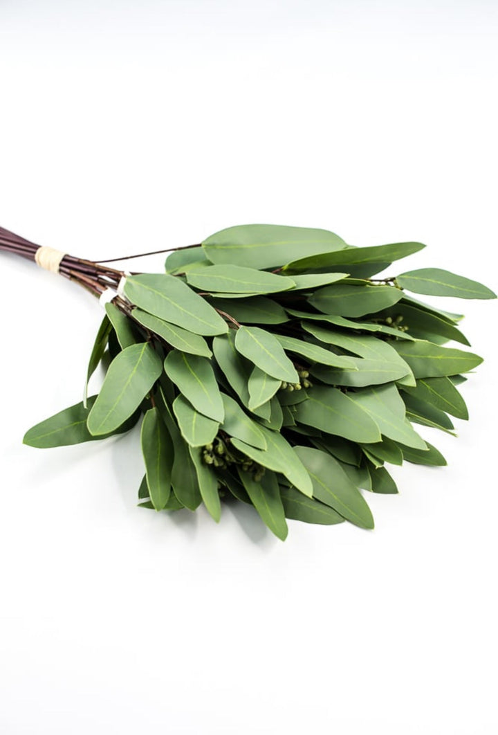 Green, artificial, real touch, life like eucalyptus bundle - Greenery MarketArtificial Flora2313001GR