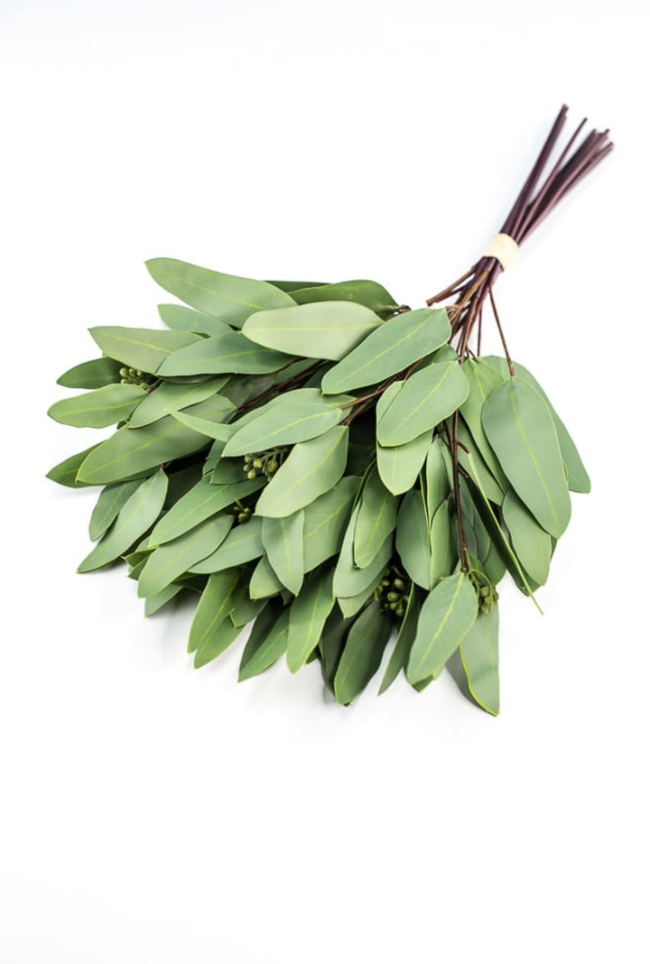 Green, artificial, real touch, life like eucalyptus bundle - Greenery MarketArtificial Flora2313001GR