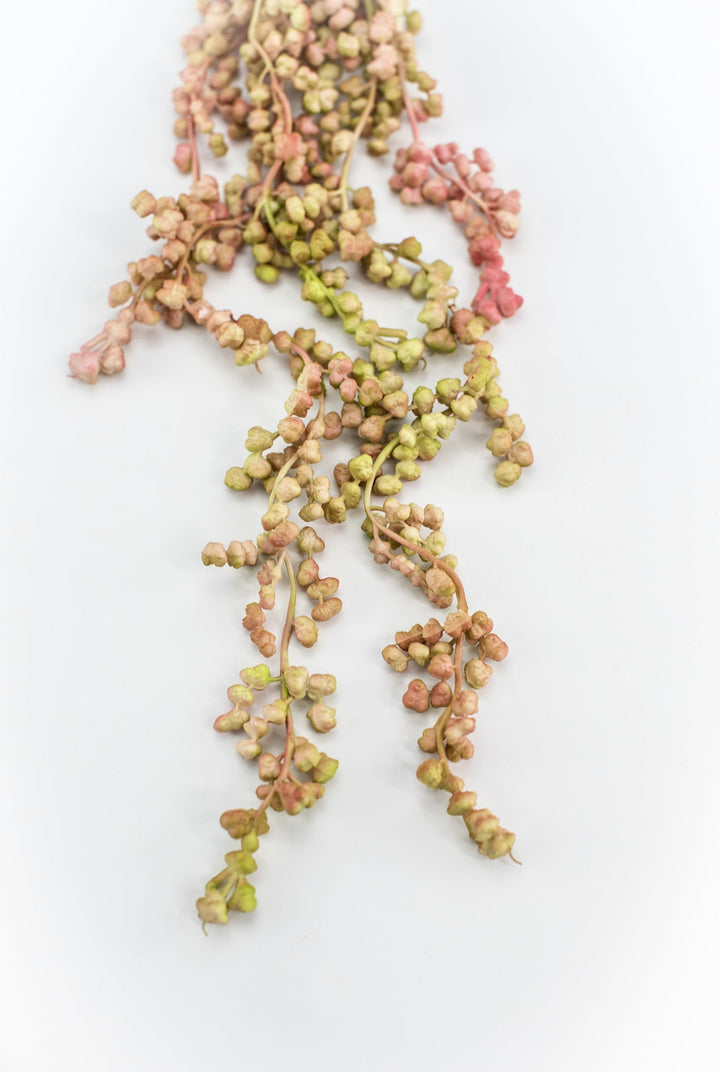 Green blush, hanging succulent vine - Greenery MarketArtificial SucculentsMTF22877 BLPK