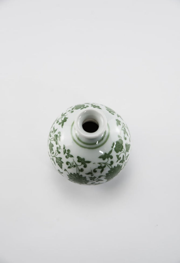 Green Chinoiserie Vase - Greenery MarketgreeneryACR062