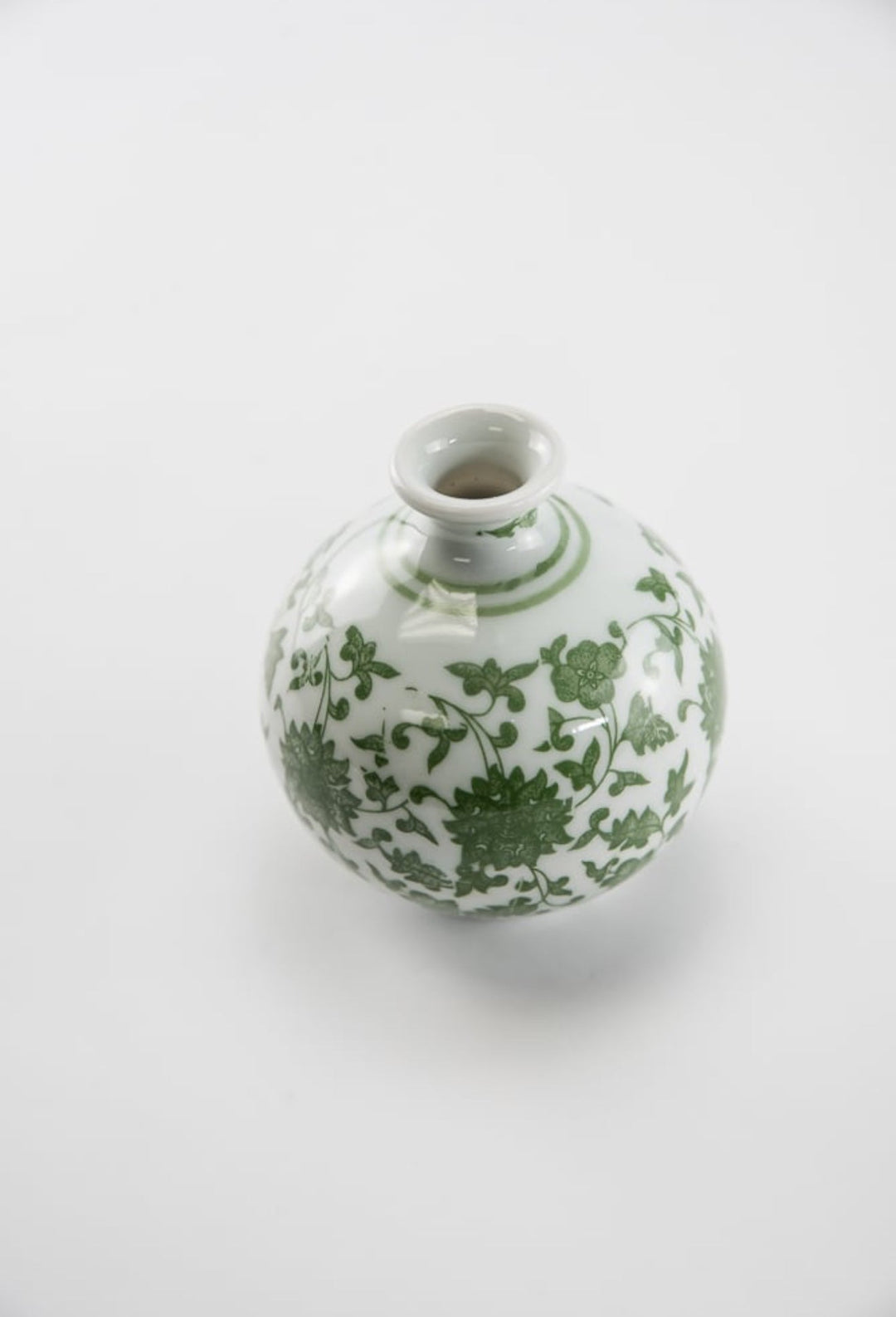 Green Chinoiserie Vase - Greenery MarketgreeneryACR062
