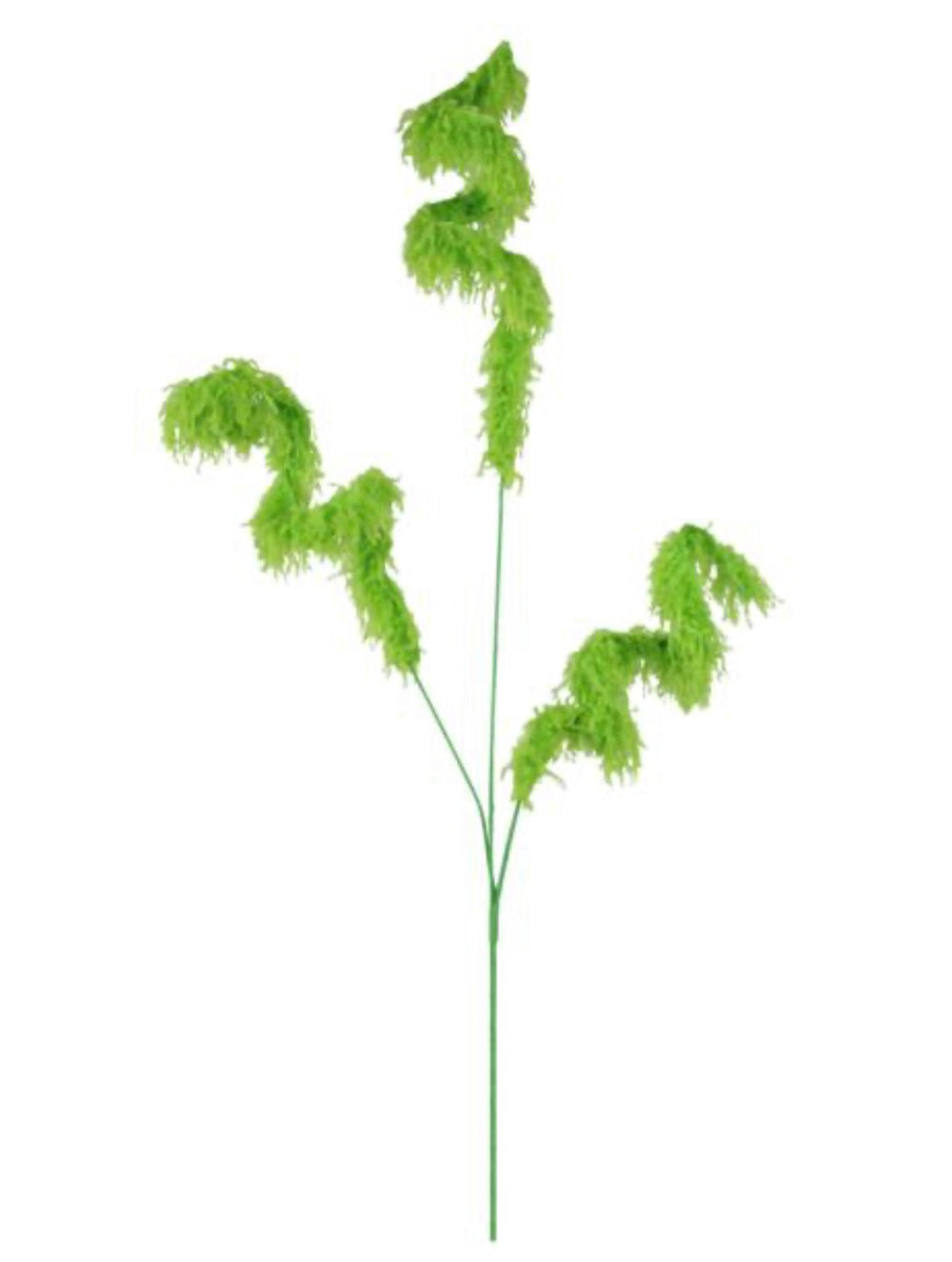 Green fuzzy curly spray - Greenery MarketXP1026