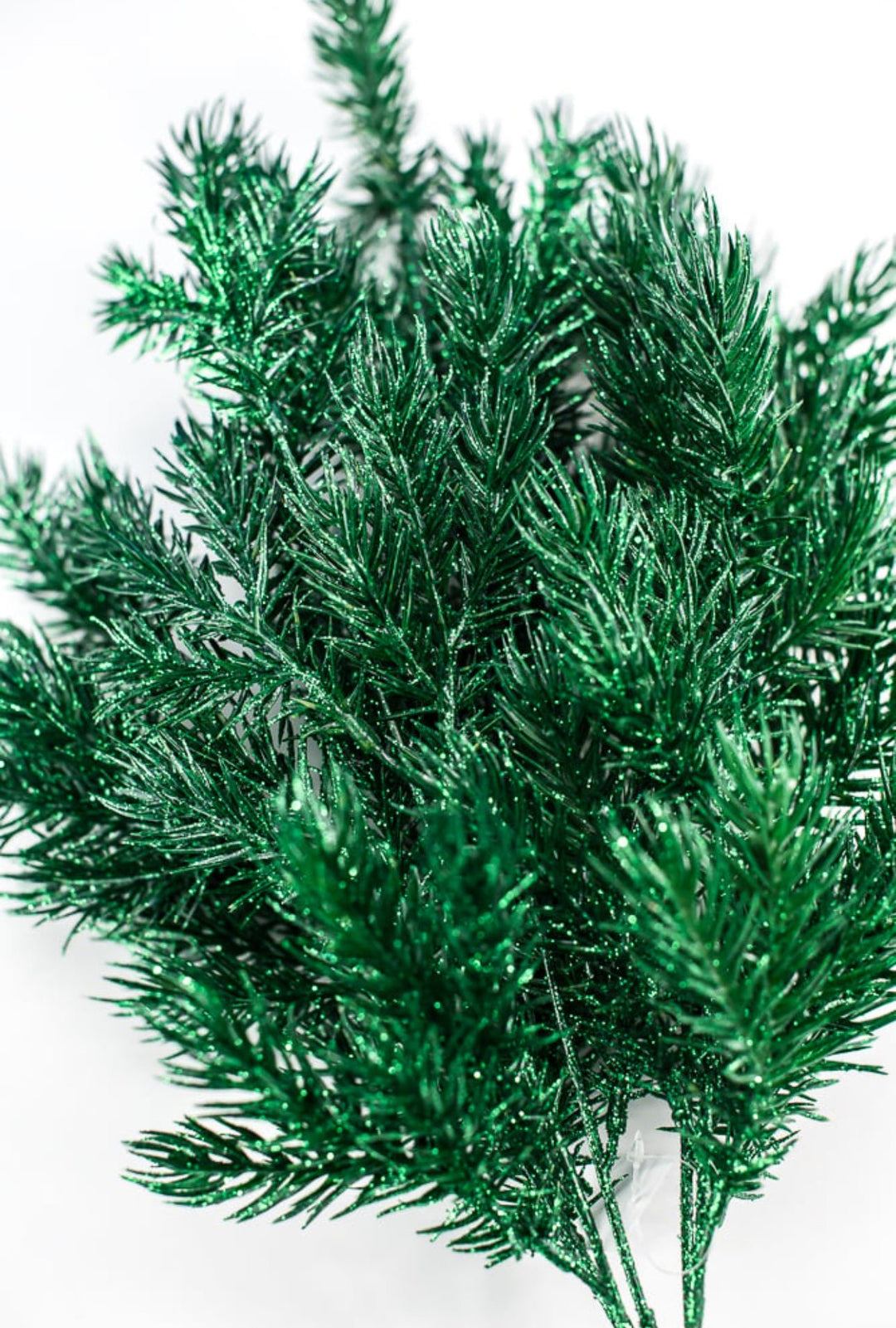 Green pine bush with glitter - Greenery Market84345 - GN