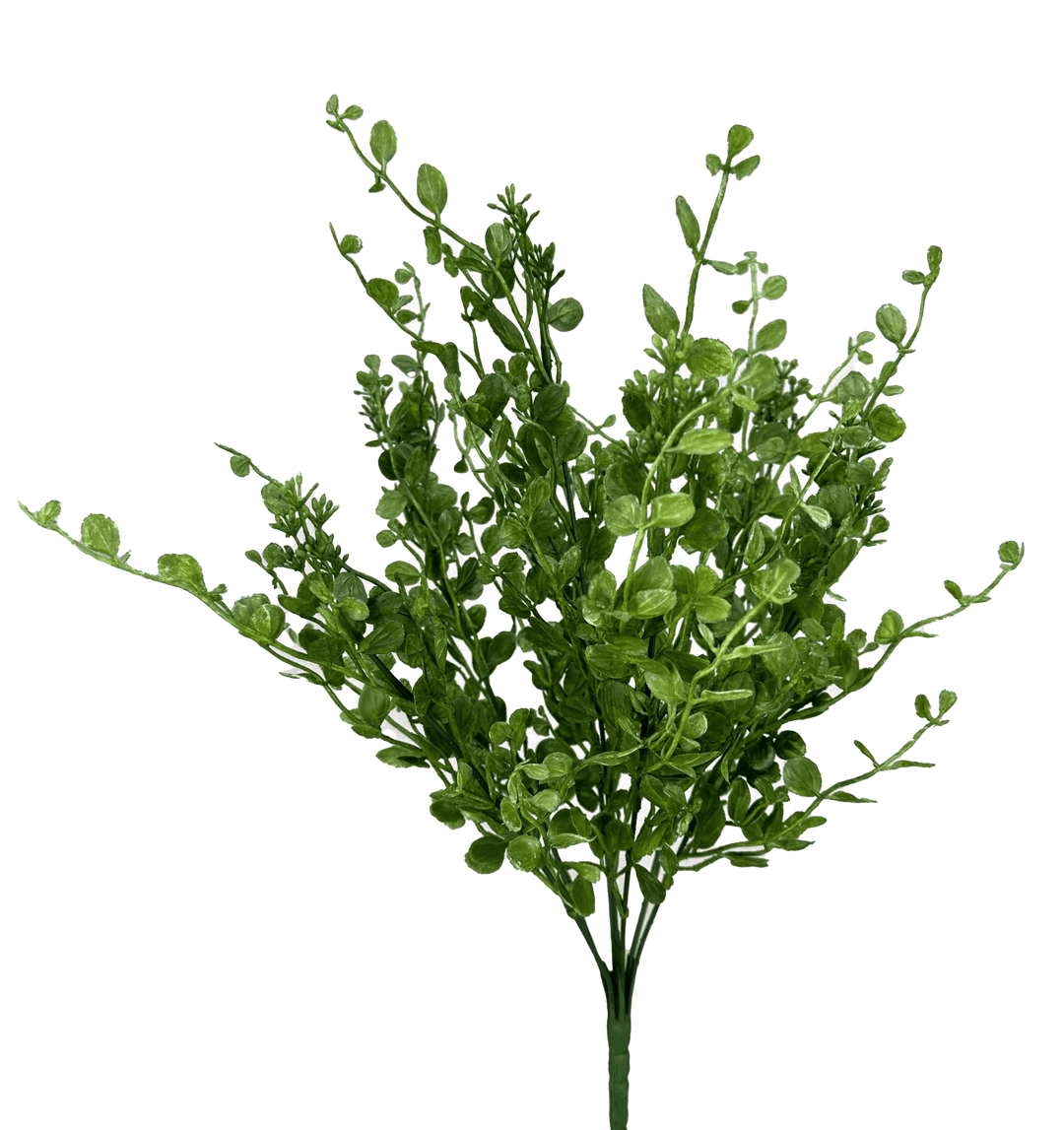Green Plastic Boxwood Bush - Greenery Market13621GN