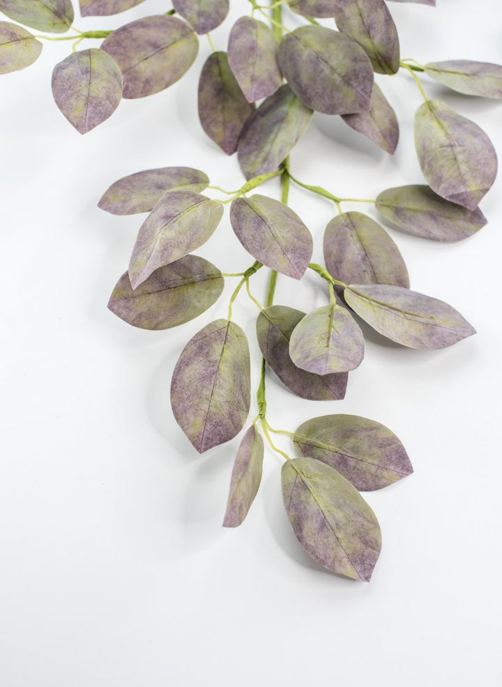 Green purple, artificial leaf spray - Greenery MarketArtificial Flora65093 - GNPU