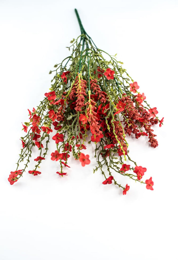 Greenery market red babies breath bush - Greenery MarketArtificial FloraGM30356RD - 1